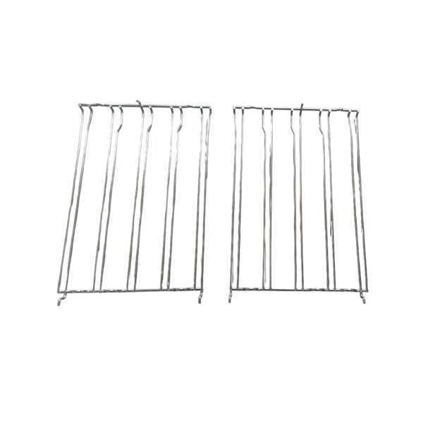 Guide telescopiche Smeg 848591236 per forno C6IMXT2, set completo di 2 pezzi vista frontale