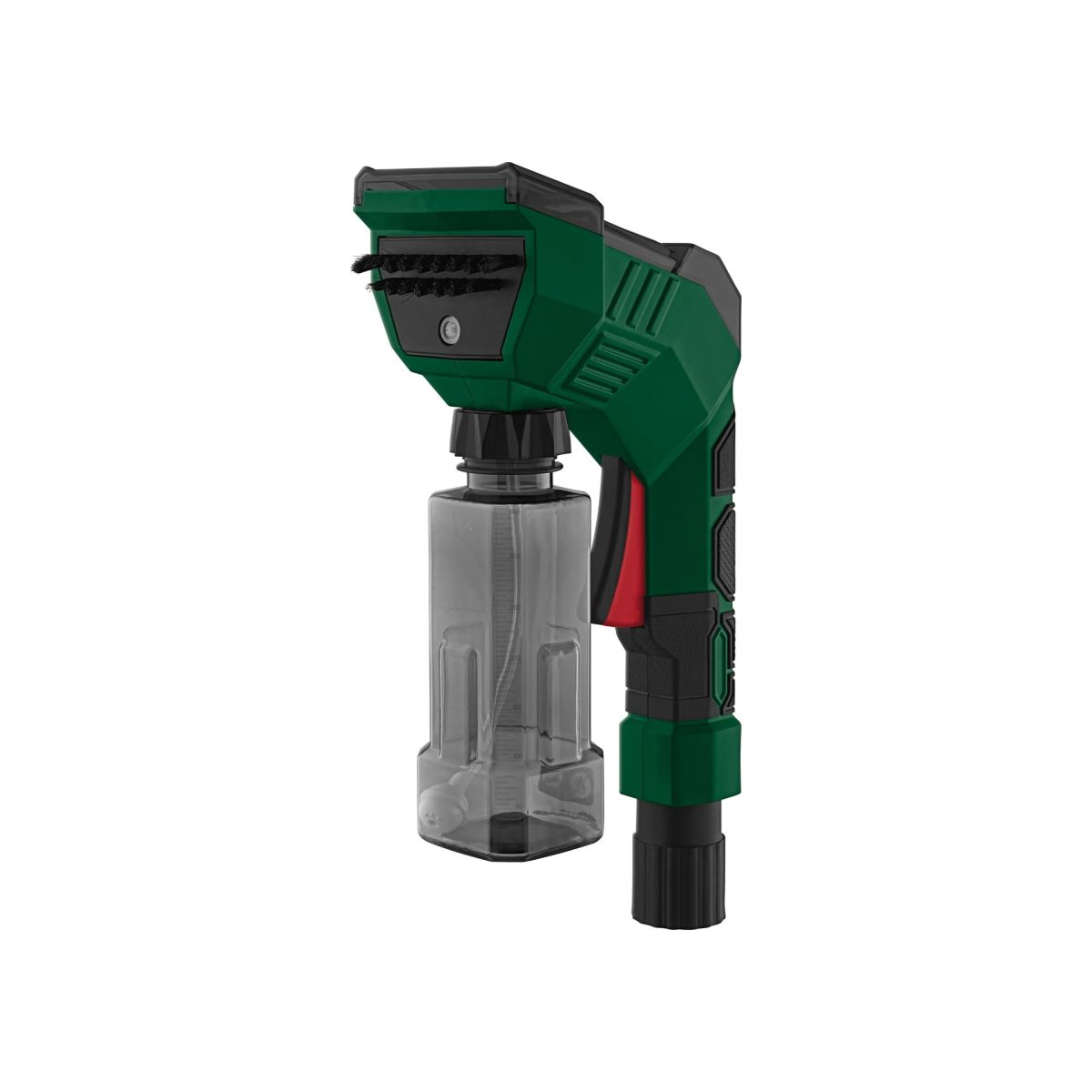 Spazzola Parkside Wet Dry per aspirapolvere, serbatoio 350ml con setole nere a vista frontale