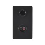 Yamaha HS3 Black dettaglio pannello posteriore con morsetti speaker e supporto per montaggio a parete