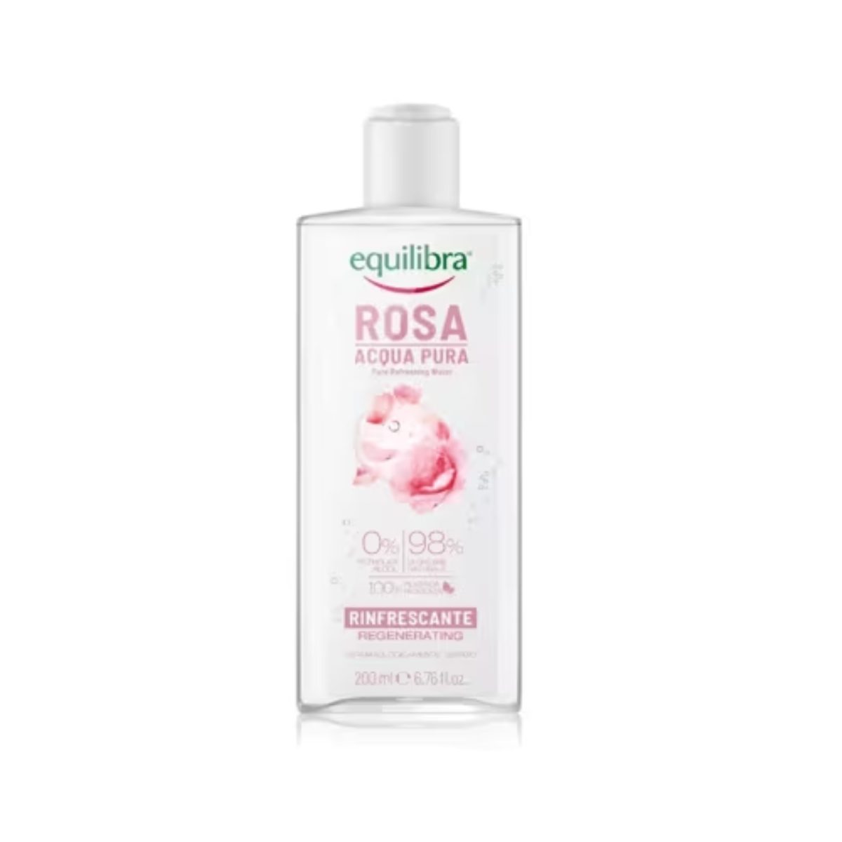Equilibra Rosa Ialuronica set regalo viso, acqua pura rinfrescante 200ml inclusa nel kit