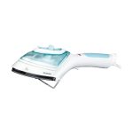 Silvercrest SDRB 1000W spazzola vapore, vista laterale con serbatoio acqua e piastra antiaderente