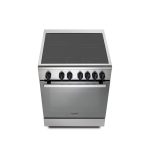 De'Longhi DMX 64 INL cucina a induzione, vista dall'alto del piano cottura in vetroceramica nero