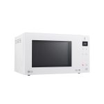Microonde LG NeoChef MH6336GIH vista laterale con griglie di ventilazione e logo LG in evidenza
