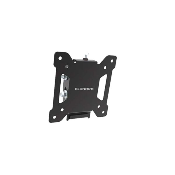 Supporto TV Blunord BS4104 vista frontale con staffa VESA e logo, per TV 23-32 pollici