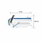 Polti Vaporella Vertical Styler GSM50B ricondizionato, profilo laterale con dimensioni 17x9,5 cm