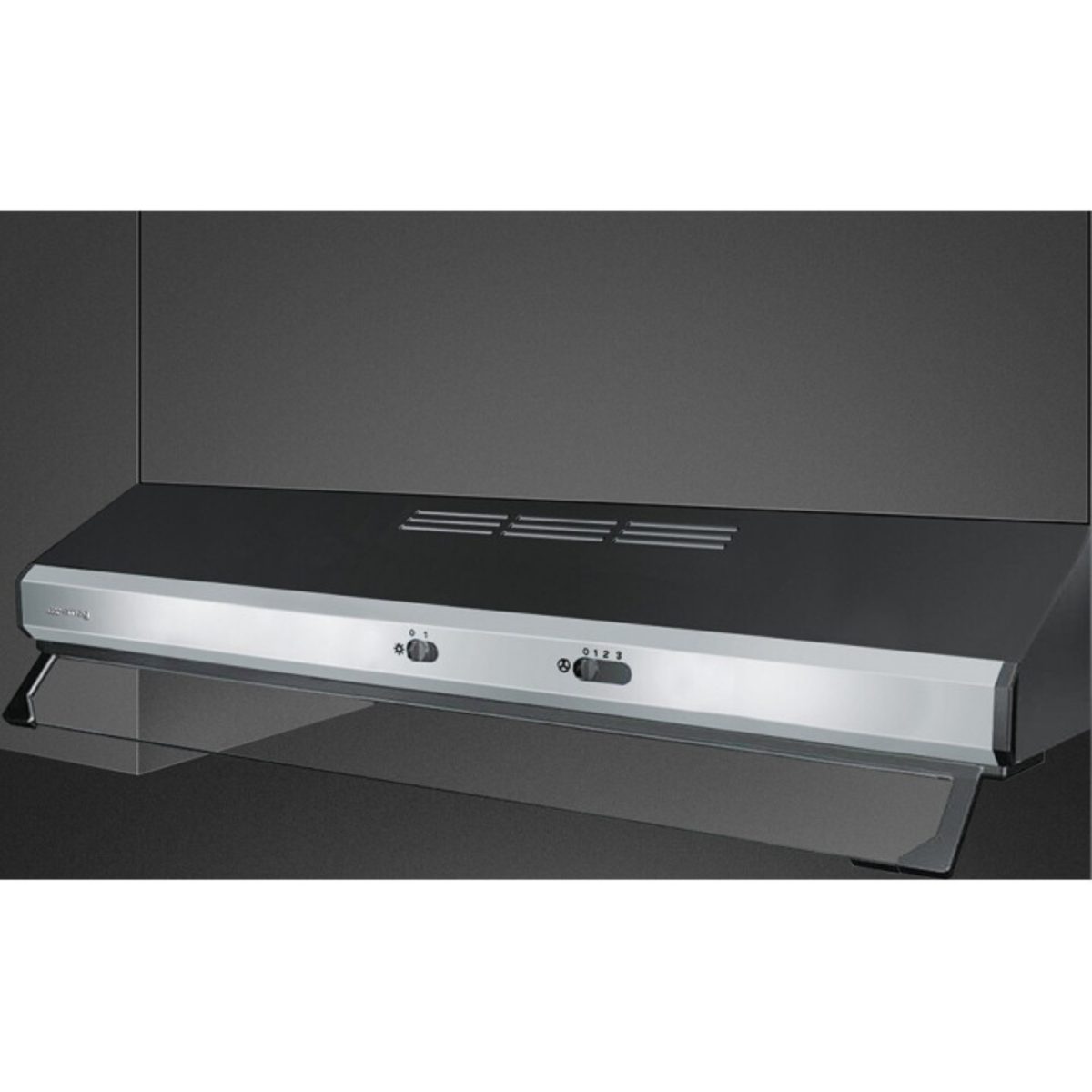 Smeg KSEC91XE3 Cappa Incasso 90cm Inox Nero Aspirante Semi-Integrata - Difetto Estetico - immagine 3
