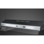 Smeg KSEC91XE3 Cappa Incasso 90cm Inox Nero Aspirante Semi-Integrata - Difetto Estetico - immagine 3