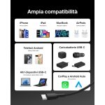 Belkin BoostCharge cavo USB-C 240W compatibile con iPhone, iPad, MacBook, AirPods, Android e caricabatterie USB-C