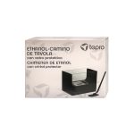 Camino da tavolo Tepro a etanolo nero, confezione originale con attrezzo di accensione incluso