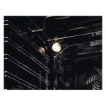Electrolux FR65G forno da incasso, dettaglio interno con resistenza, luce e griglie laterali cromate