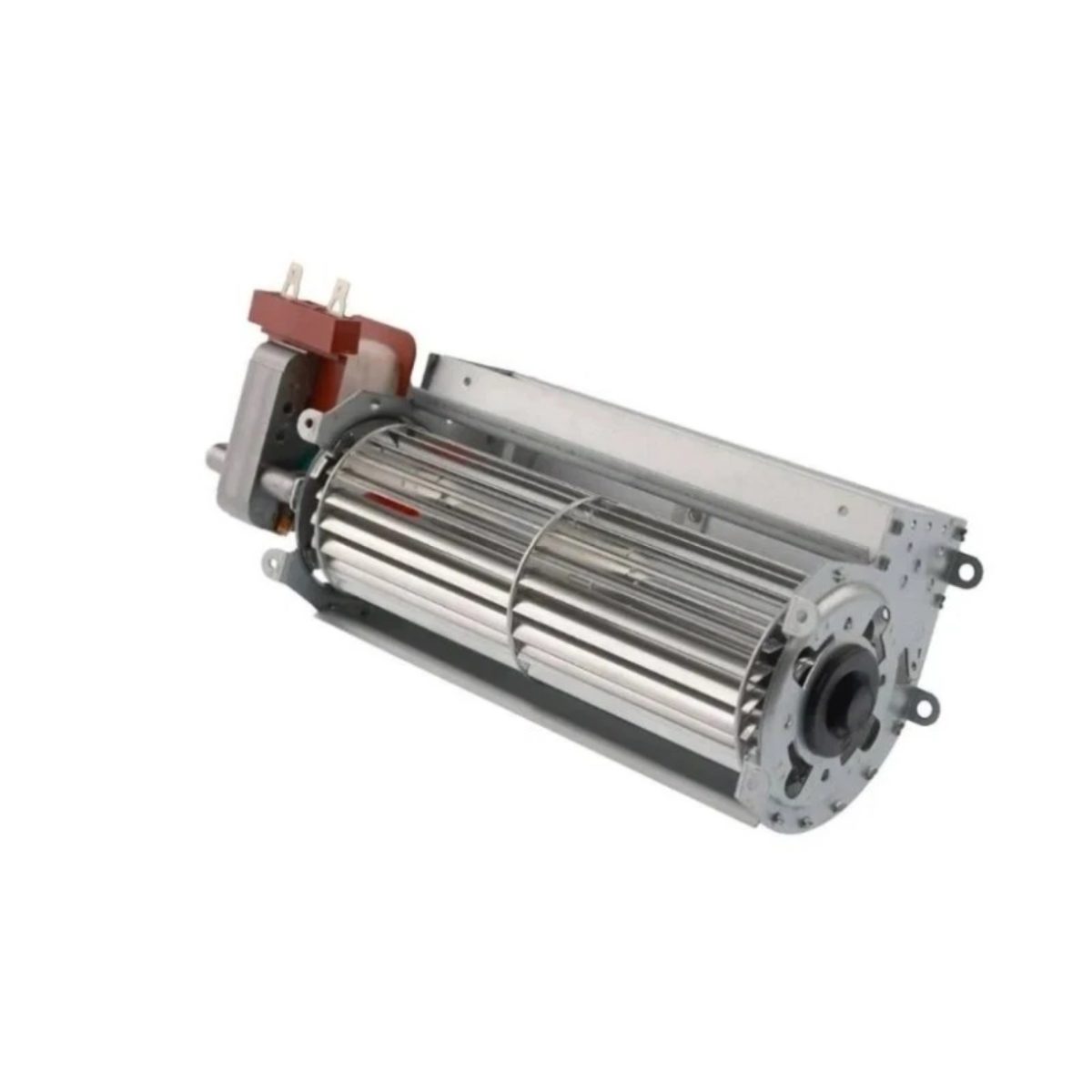 Smeg 695211138 motore ventilatore tangenziale forno C6IMXT2, dettaglio girante e connettori elettrici