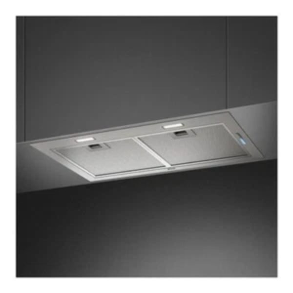 Smeg KSG70HPE cappa incasso 72cm vista da sotto con filtri antigrasso e comandi touch
