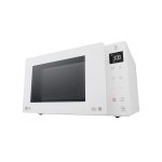 Microonde LG NeoChef MH6336GIH visto da tre quarti con dettaglio pannello comandi Smart Inverter