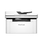 Pantum M6552NW stampante multifunzione laser, vista frontale con vassoio carta e logo Pantum