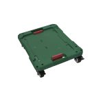 Carrello di trasporto Parkside per valigette box vista dall'alto con ruote girevoli frenanti
