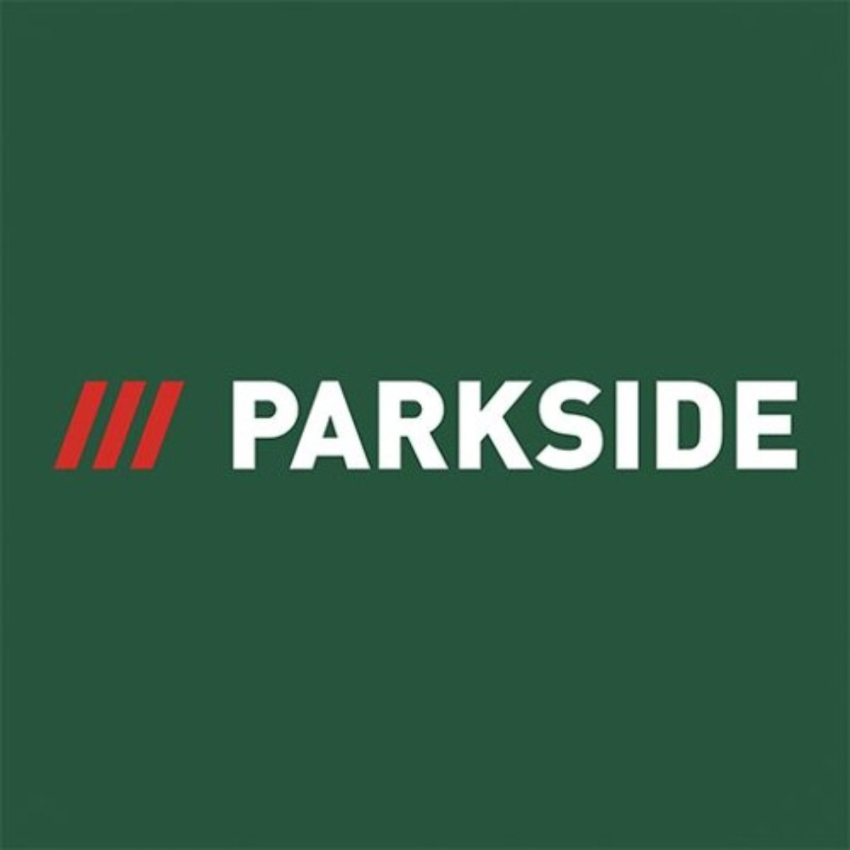 Logo del marchio Parkside, produttore del set punte da legno per trapano 7pz in carbonio