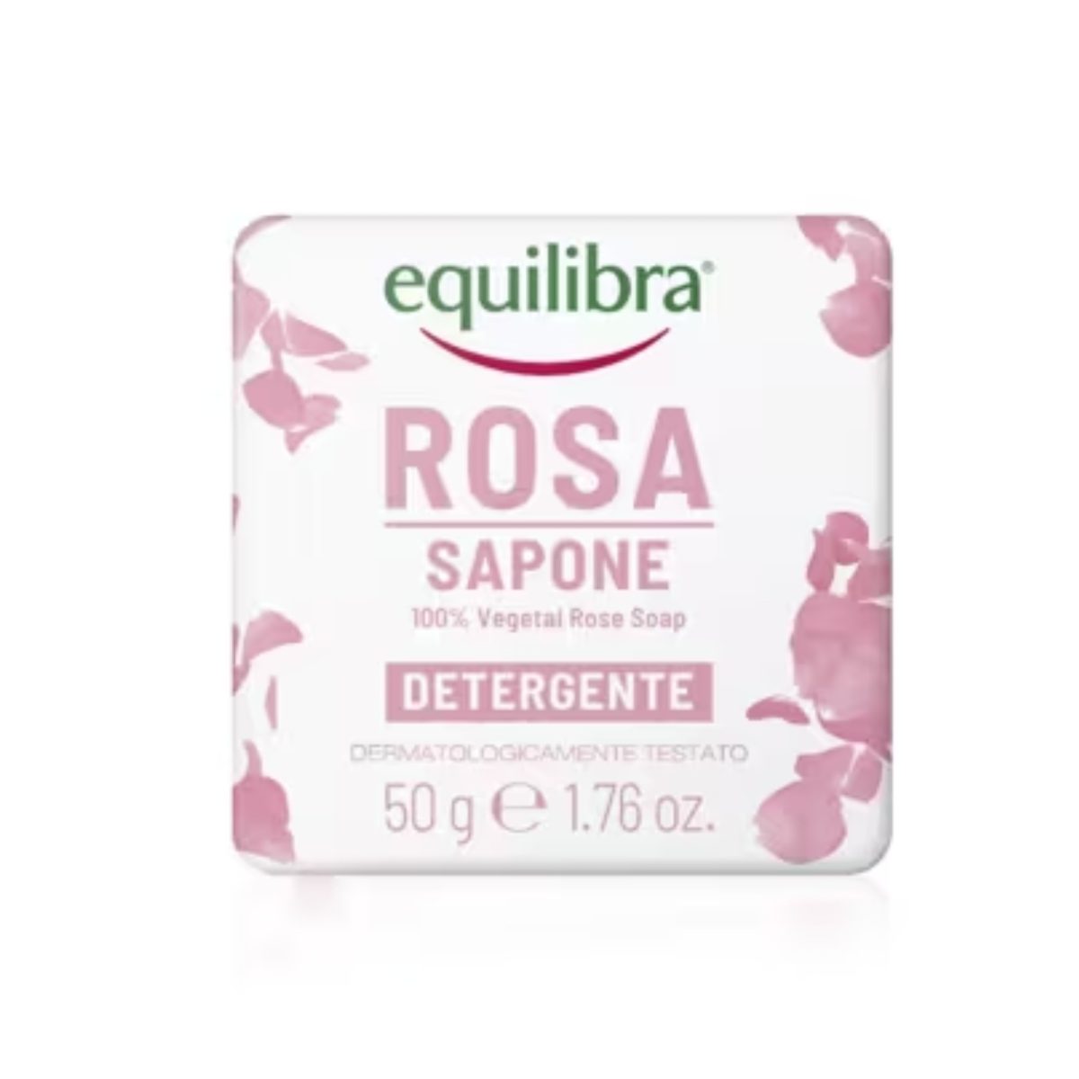 Equilibra Rosa Ialuronica set regalo viso, sapone detergente vegetale alla rosa 50g incluso nel kit