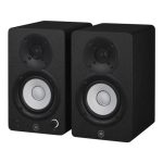 Yamaha HS3 Black coppia monitor da studio vista laterale con woofer e tweeter in primo piano