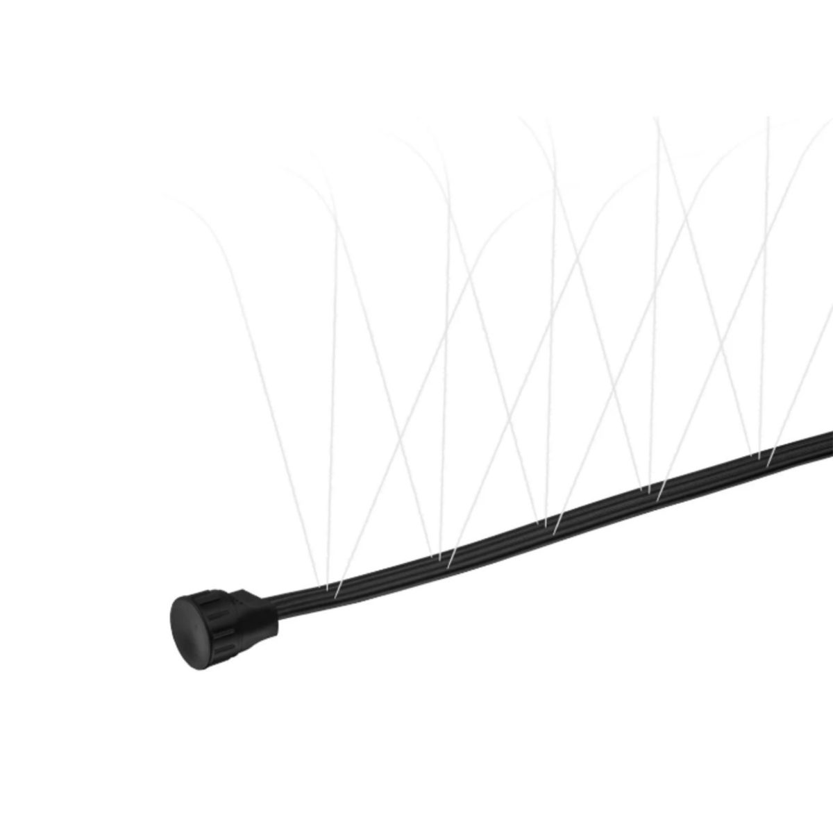 Tubo per irrigazione Parkside 20m Ø13mm, dettaglio microforature per fuoriuscita acqua a pioggia