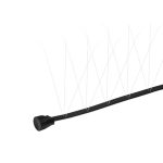 Tubo per irrigazione Parkside 20m Ø13mm, dettaglio microforature per fuoriuscita acqua a pioggia