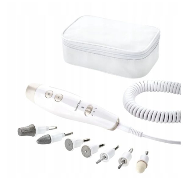 Silvercrest Set Manicure Pedicure con 7 punte zaffiro, custodia da viaggio e cavo a spirale, confezione danneggiata