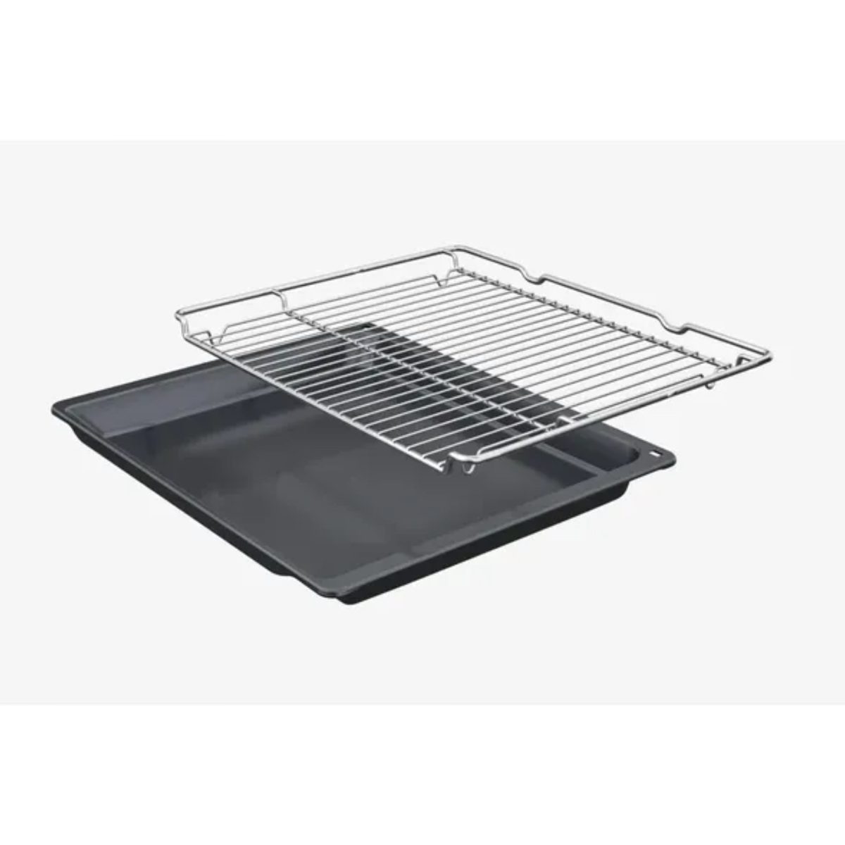 Griglia e teglia in dotazione al forno Bosch Serie 4 HBA534BW3, accessori originali inclusi