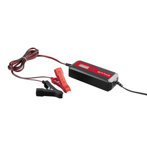 Ultimate Speed ULGD 5.0 Caricabatterie Auto Moto 6V 12V LCD Nero Rosso - Senza Accessori