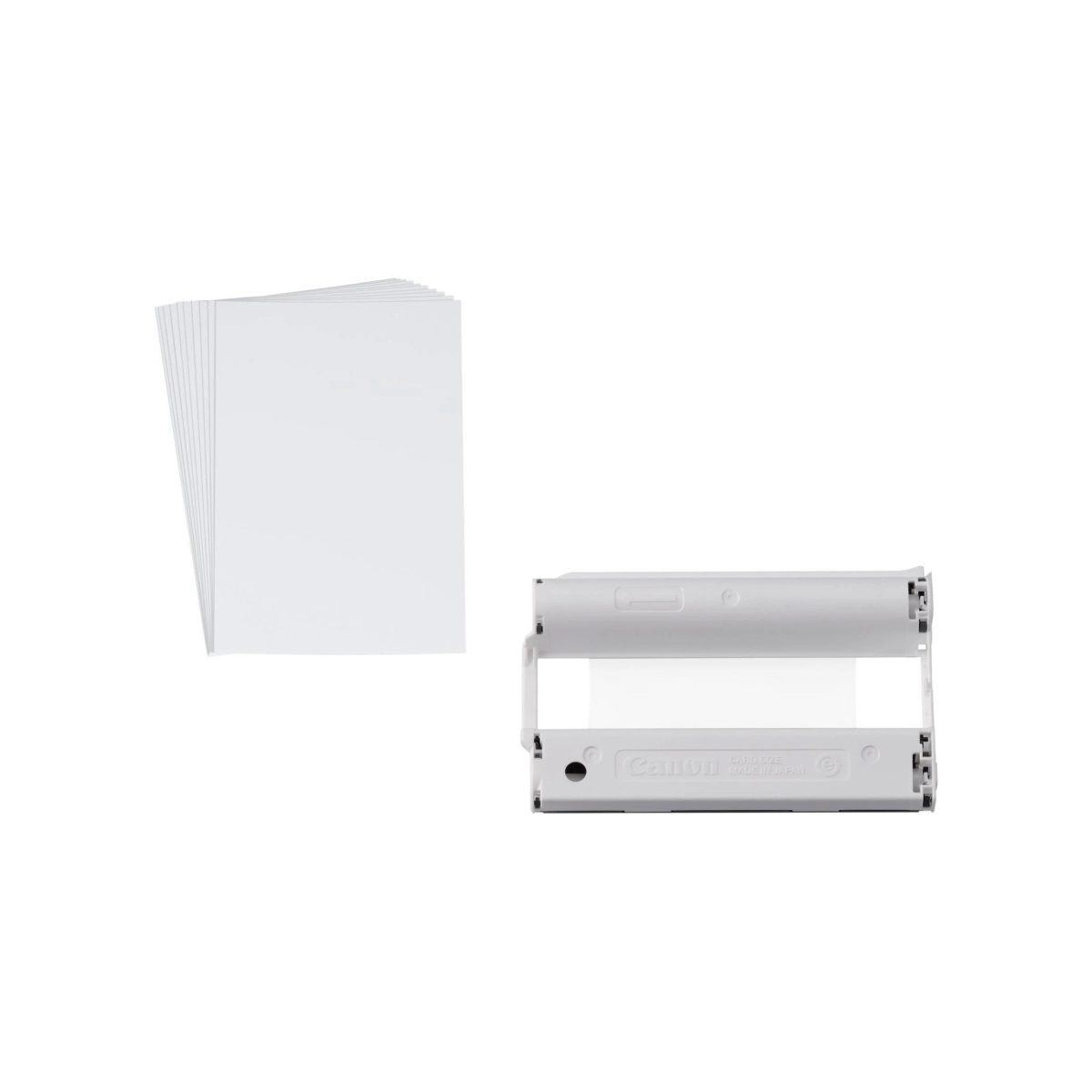 Canon XC-20L contenuto confezione con 20 fogli carta fotografica 54x85mm e cartuccia inchiostro colore