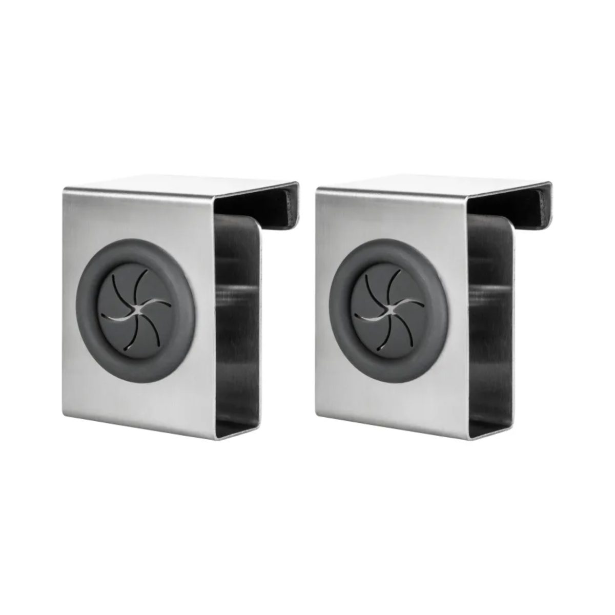 Portasciugamani W5 allungabile acciaio inox - ganci Portasciugamani W5 allungabile 31-50cm in acciaio inox, dettaglio dei due ganci con ventosa a girante
