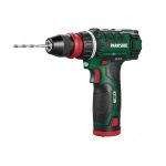 Parkside Trapano Avvitatore PBSA 12 vista laterale con punta trapano montata sul mandrino