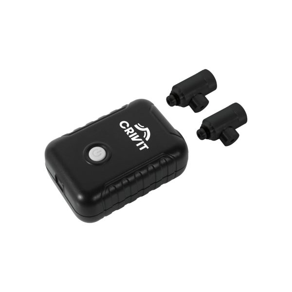 Crivit CFMK 7 minicompressore per bicicletta con due adattatori valvola inclusi
