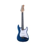 Eko Tribute ST-100 3/4 Metallic Blu, vista frontale completa della chitarra elettrica stratocaster