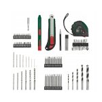 Set completo accessori Parkside PBSA 12 con punte trapano, inserti avvitatore, chiavi a bussola e metro