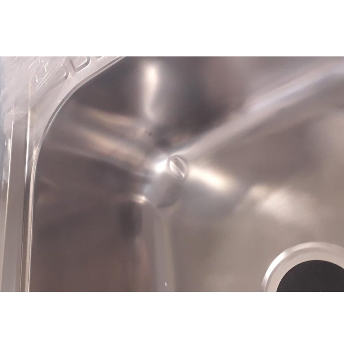 Lavello da Incasso CM Cometa 116x50 2 Vasche Acciaio Inox Satinato - Difetto Estetico - immagine 2