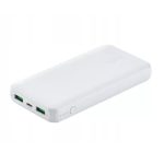 Powerbank Tronic 10000mAh PD 15W vista frontale con porte USB e indicatore di carica