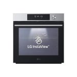 LG WSED7613S forno da incasso InstaView 76L vista frontale con display touch e vetro bussa-e-guarda