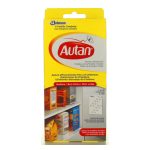 Autan Antitarme Alimentari trappola adesiva 2 pezzi, confezione frontale con illustrazione dispensa
