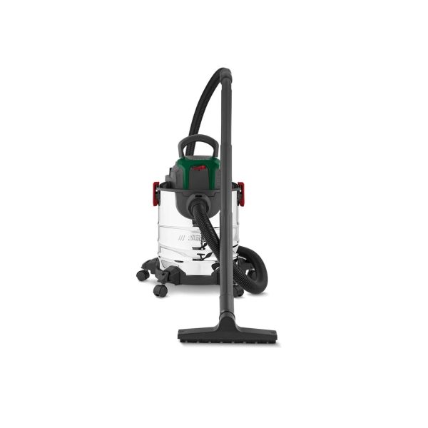 Parkside PWD 25 aspirapolvere aspiraliquidi con tubo flessibile e bocchetta pavimenti montati