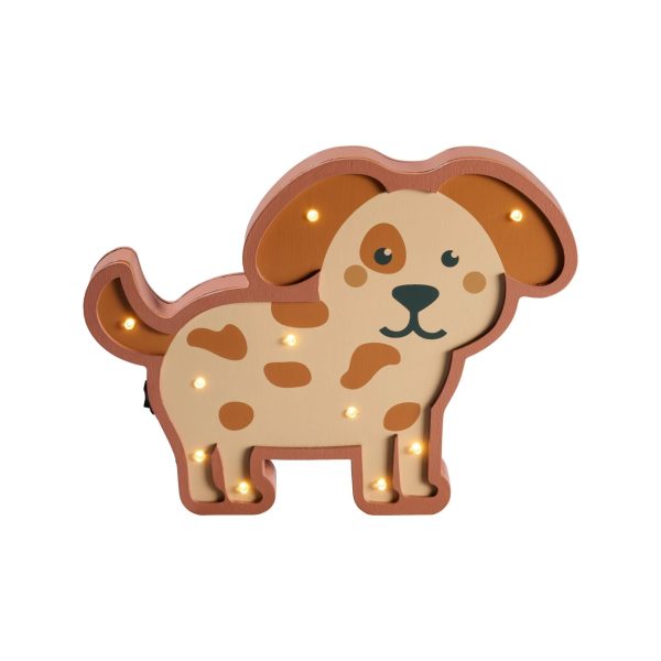 Livarno Home lampada LED decorativa a forma di cagnolino con luce notturna bianco caldo per cameretta bambini