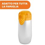 Portabiberon termico Chicco Step Up acciaio satinato, prodotto adatto per tutta la famiglia