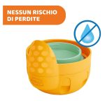 Chiusura ermetica del portabiberon Chicco Step Up, tenuta stagna senza rischio di perdite