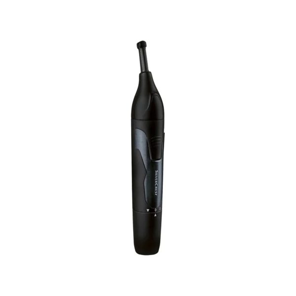 Silvercrest SNOT C1 rifinitore naso e orecchie, vista frontale con lama in acciaio inox a vista