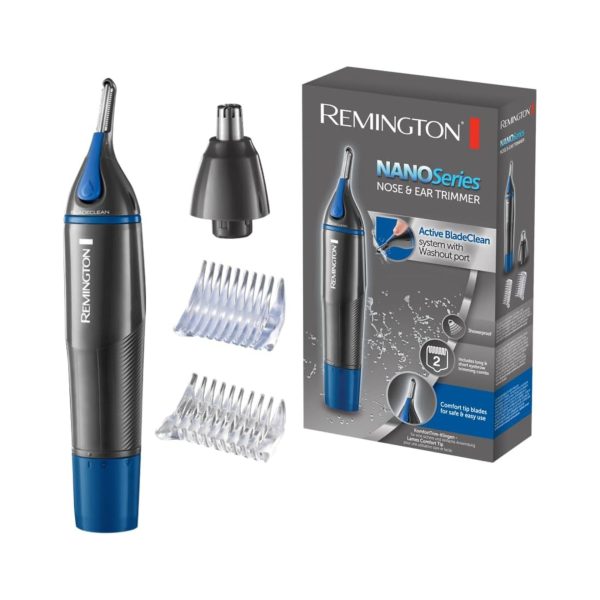 Remington Nano Series NE3850 rifinitore naso orecchie con accessori, pettini e confezione originale danneggiata