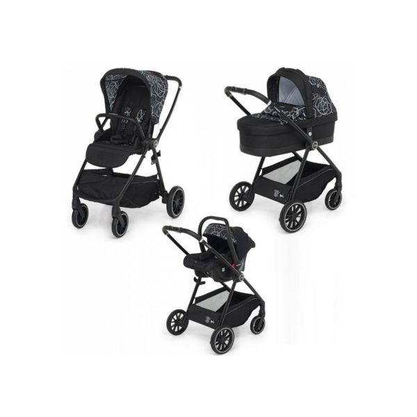 Foppapedretti Divo Trio Travel System: passeggino, navicella e seggiolino auto nelle tre configurazioni d'uso