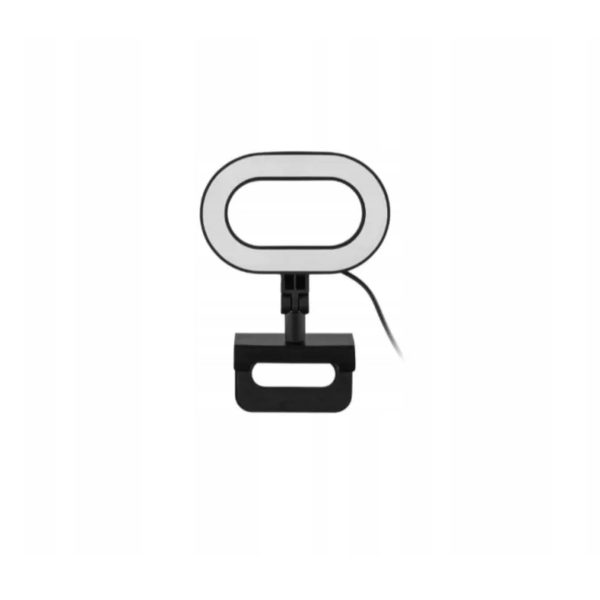 Livarno Home lampada LED per monitor con anello luminoso e clip di fissaggio, vista frontale