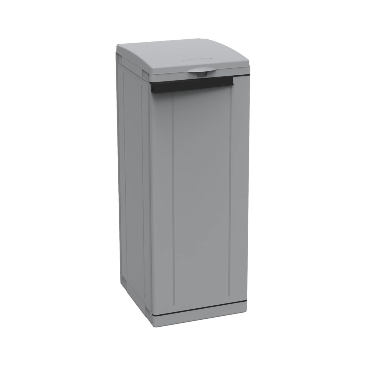 Terry Ecoline 1 armadio raccolta differenziata 110L grigio vista frontale chiuso con scheggiatura estetica