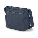 Inglesina Aptica Day Bag Resort Blue, vista laterale con tasche portaoggetti e tracolla regolabile