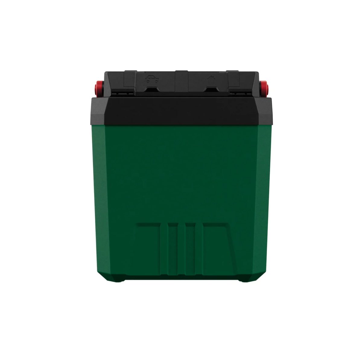 Frigo portatile Parkside 24L ricondizionato, vista posteriore con prese di alimentazione