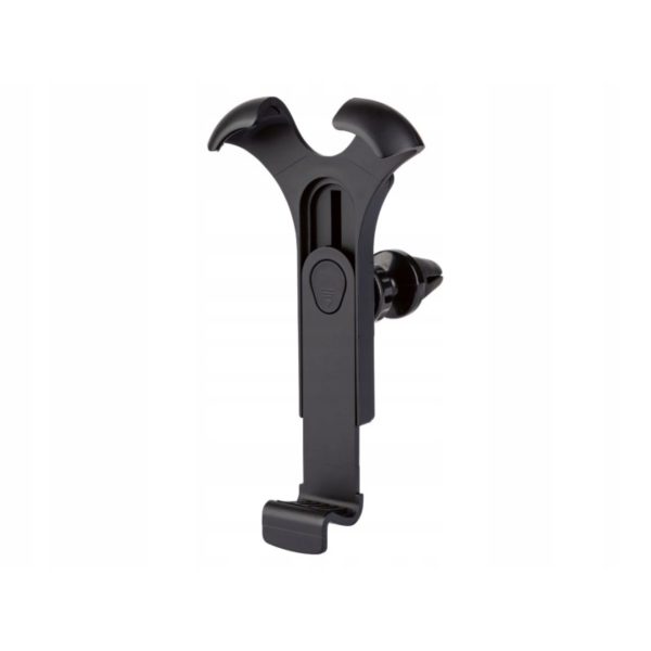 Supporto smartphone auto Ultimate Speed nero con clip per bocchetta aria, vista frontale chiuso