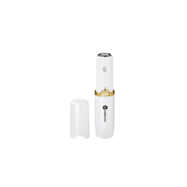 Cien Beauty Epilatore Viso CGH 1.5 A1 bianco oro con cappuccio protettivo rimosso accanto al corpo